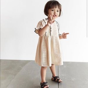 Zara Girls Embroidered Dress with slip